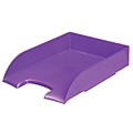 Лоток для бумаг горизонтальный Комус Модерн фиолетовый