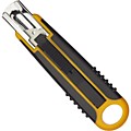 Нож универсальный Attache Selection 18 мм безопасный с возвратной пружиной желтый/черный