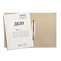 Папка-скоросшиватель Дело № картонная А4 до 150 листов белая (380 г/кв.м), мелованная