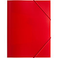 Папка на резинках Attache А4 пластиковая  красная (0.45 мм, до 200 листов)